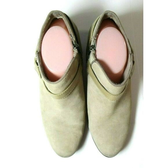 Sam Edelman Size 8.5 Taupe Harness Ankle Booties - Picture 11 of 12